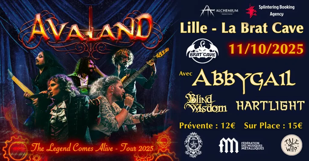 Avaland + guest Lille banner concert